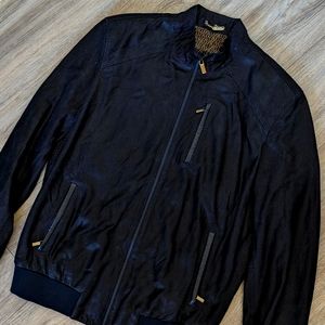 Black Leather Jacket - Turkish - Zilli brand - Size M